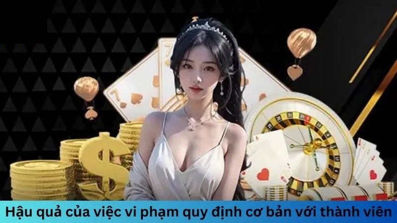 Hậu quả của việc vi phạm quy định cơ bản với thành viên