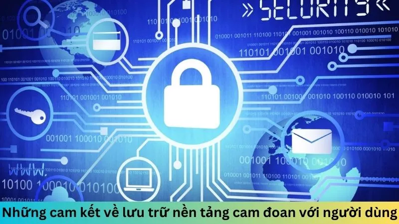 Những cam kết về lưu trữ nền tảng cam đoan với người dùng